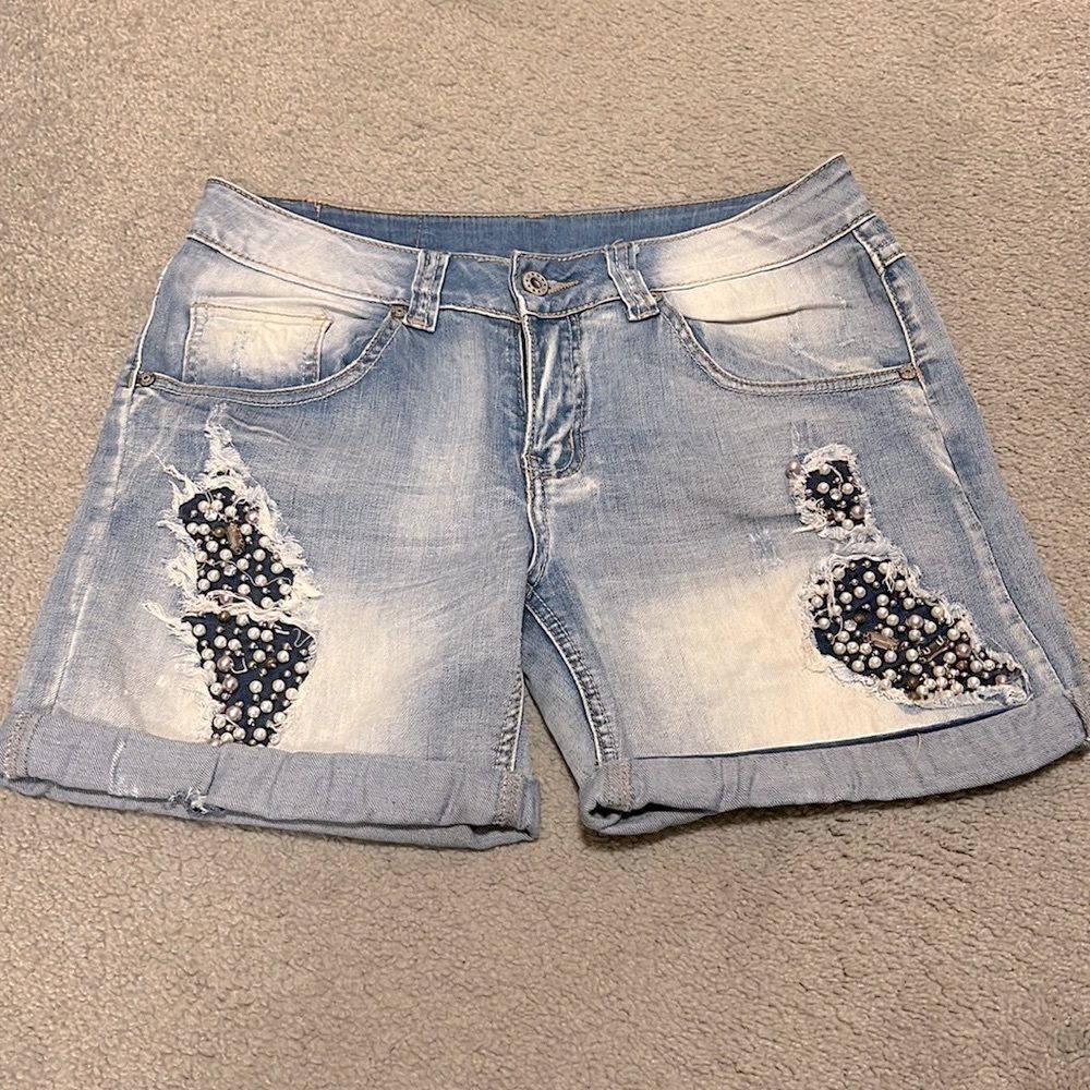 Denim shorts. Made in Italy size S
